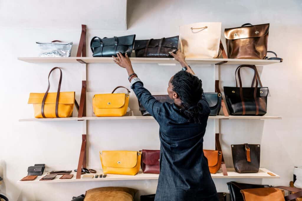 earn marketing leather goods
